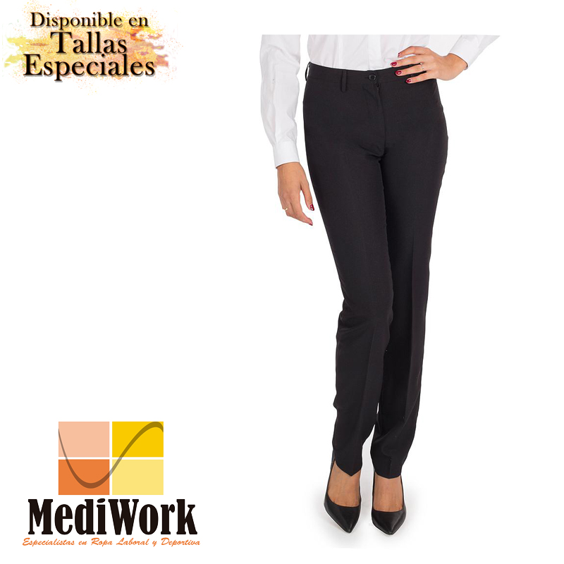 Pantalón mujer camarera microfibra 2034A 02