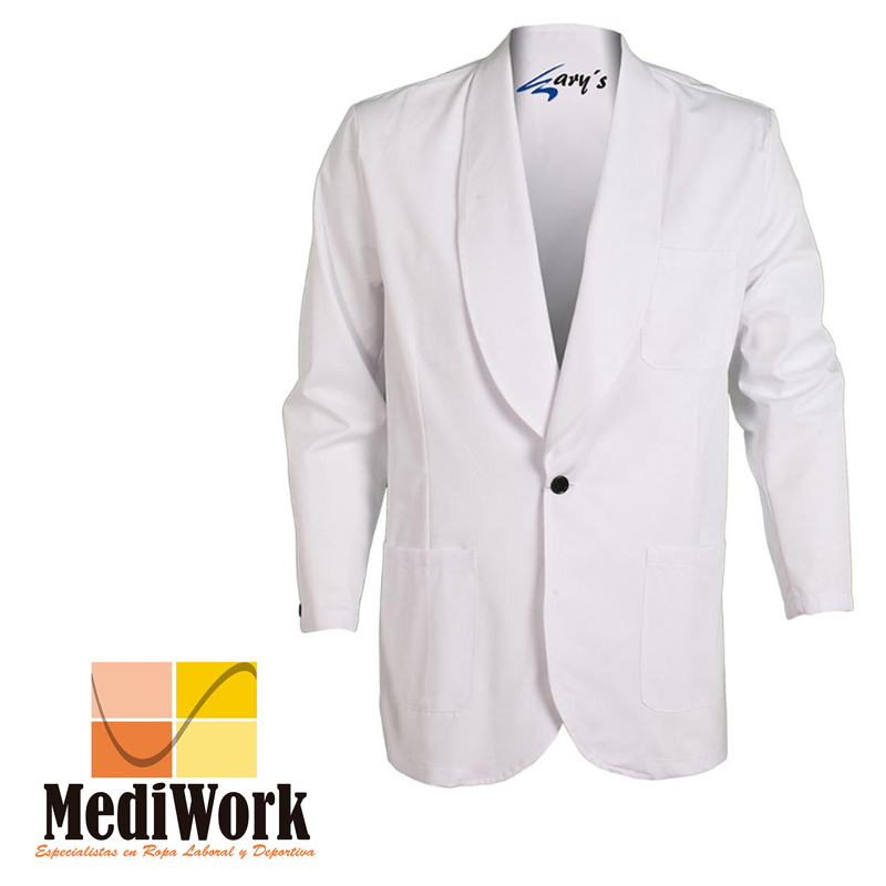 Chaquetilla smoking 1 boton blanca 960TE 02