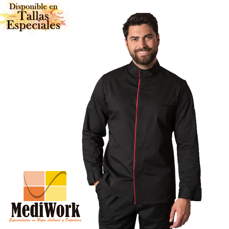 Chaqueta cocina negra hombre  Andreu 947800 02