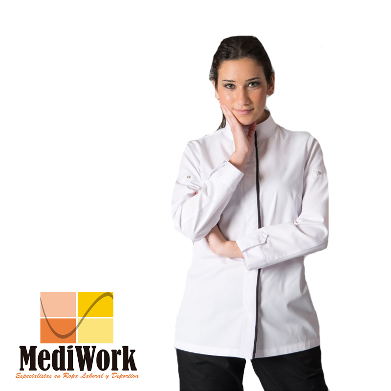 Chaqueta cocina blanca mujer Medina 948700 TE 02