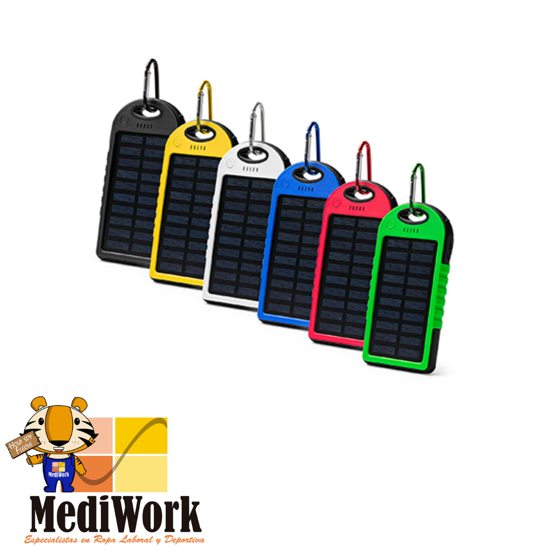 Batería Externa Solar DROIDE 3354 03  Mediwork Especialistas en ropa  Laboral y Deportiva